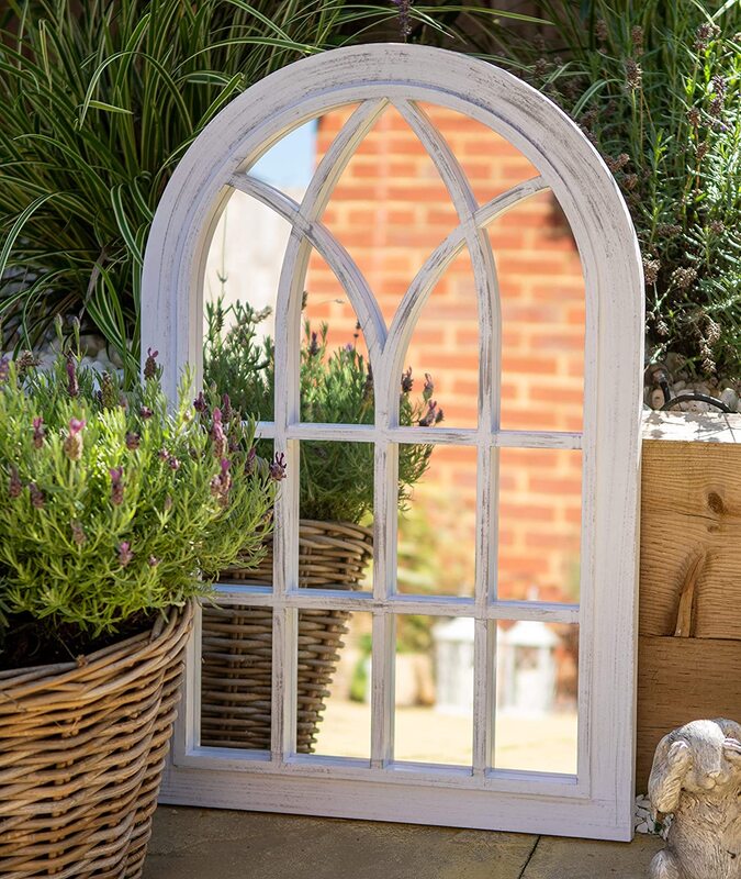 Outdoor Glass Mirror Arch Illusion Gate Effect Garden Decoration Reflect™ 180cm 