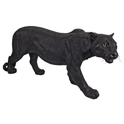black panther garden ornament