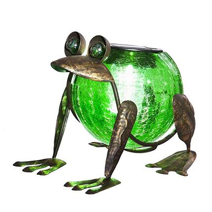 Quirky garden frog ornament