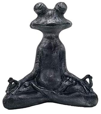 Yoga frog statue