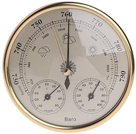 Elikliv 3 in 1 garden thermometer & Barometer