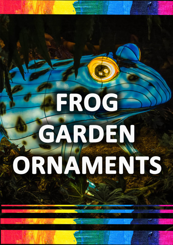 Frog garden ornaments