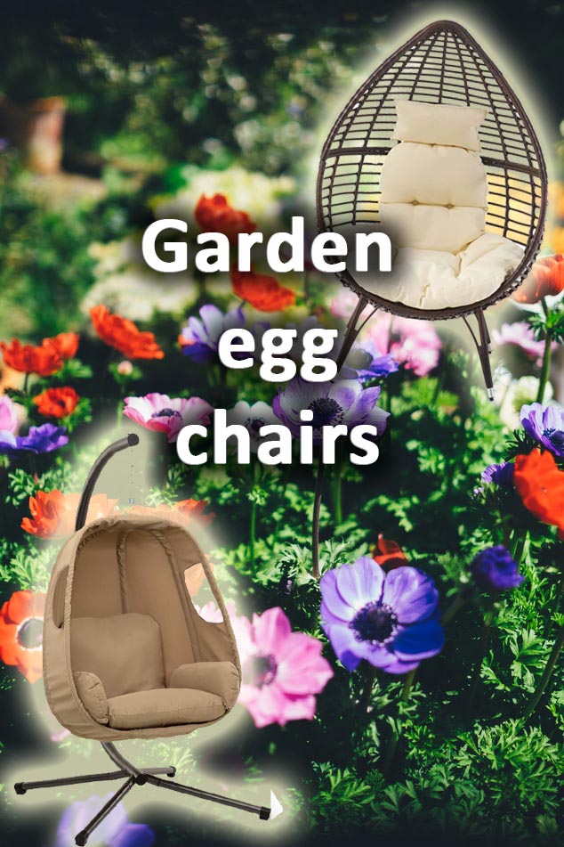 Garden egg chairs