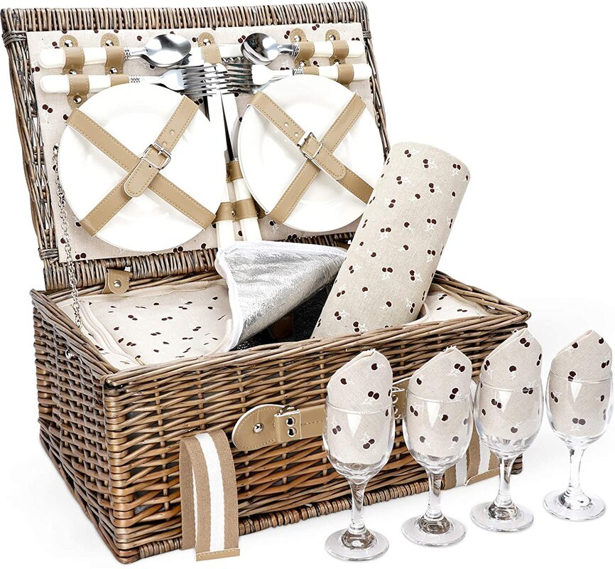 Garden picnic basket