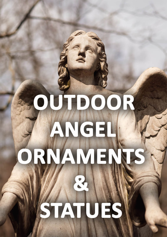 Outdoor angel ornaments
