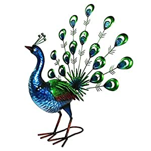 peacock garden ornament