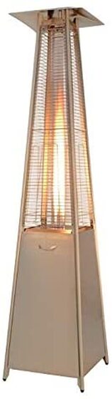 Cotton life outdoor gas heater with flames