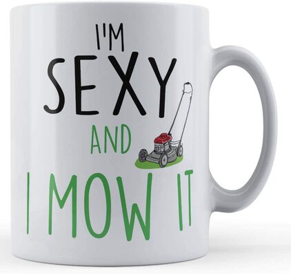 Funny gardening mug