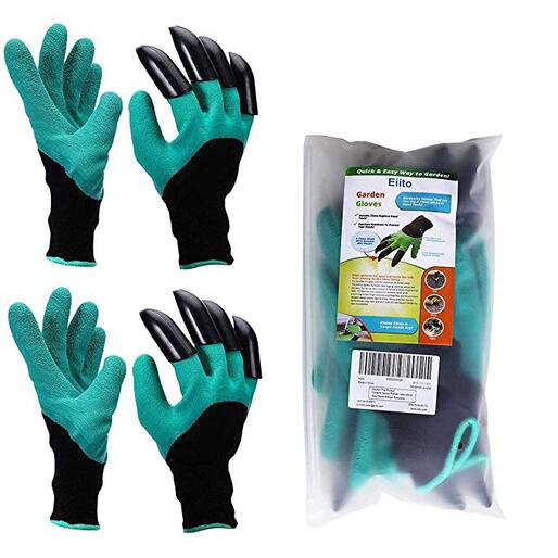 Claw gardening gloves