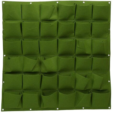 Green wall pouches