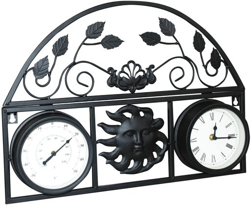 Kingfisher decorative garden clock