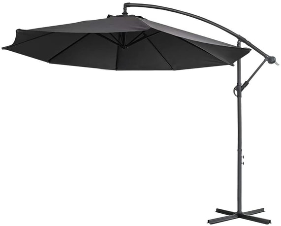 Lars360 garden umbrella with lights