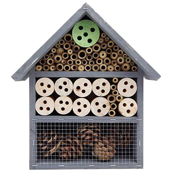 Solitary bee insect hotel
