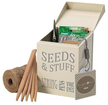 gardeners seed box tin